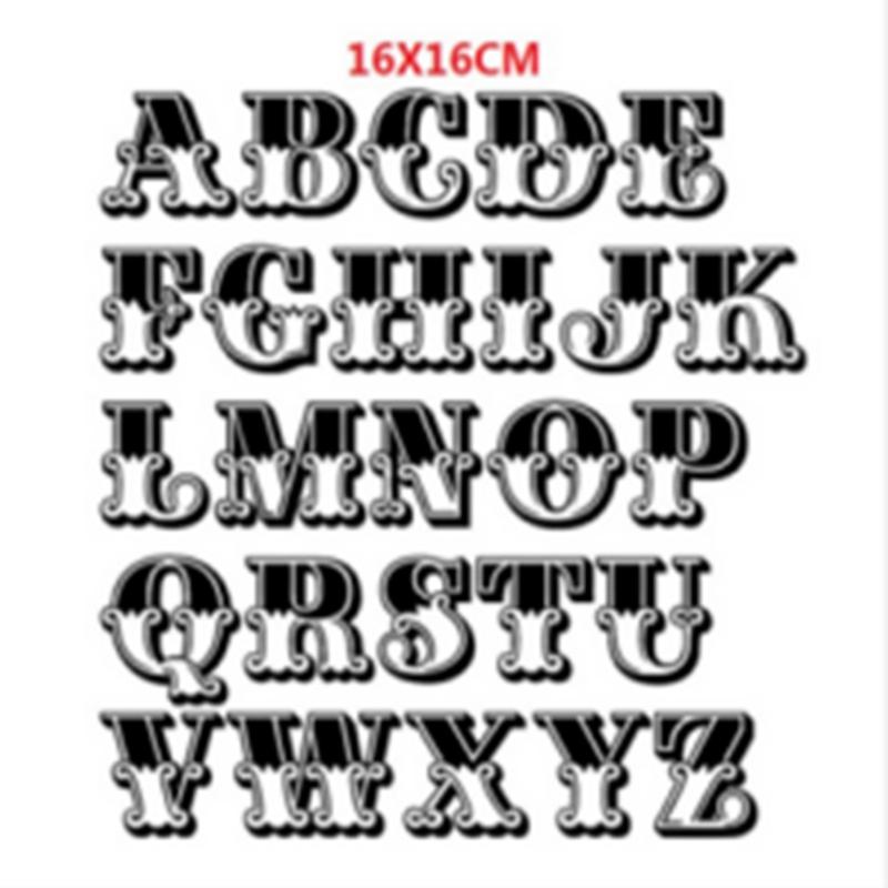 Alphabet Metal Cutting Dies Handmade Crafts DIY Scrapbooking Embossing Supplies for Children Kids Girls Boys