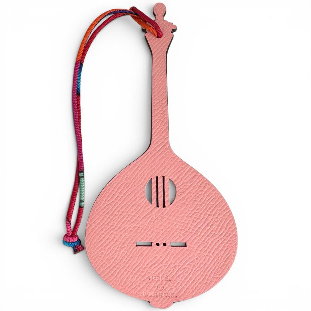 Pristine HERMES charm Petit Assi guitar pink leather Women Used