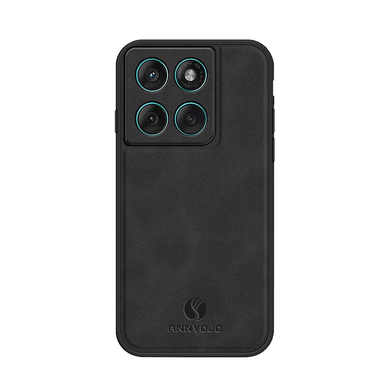 Magnetic Matte Sheepskin Texture Leather Shockproof Back Case For Motorola Edge 60 Fusion 5G 6.67" Soft TPu Bumper