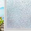 3D Mosaic Rainbow Window Film Privacy UV Protection Static Cling Adhesive Window Stickers for Home Removable Heat Insulation