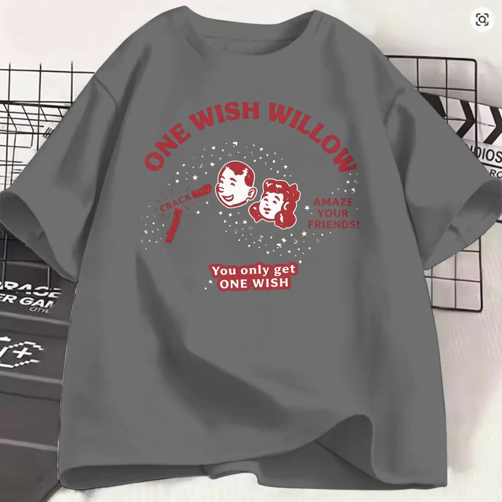 Obsession Movie 2026 Tshirts For Unisex One Wish Willow Funny Pure Cotton Tee Shirt Crew Neck Short Sleeve 4xl 5xl 6xl Clothes