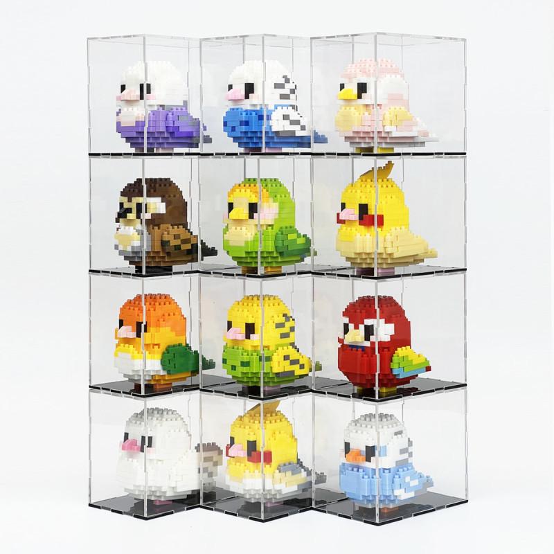 Милый пухлый птенчик микро-конструктор - Совместим с Lego для детей