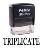 Printtoo Custom Stamp TRIPLICATE Self Inking Rubber Stamp Office