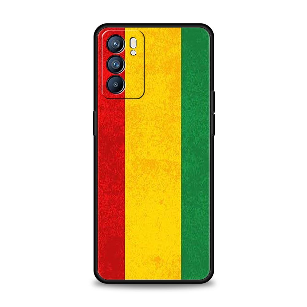 Чехол для телефона с флагом Эфиопии для Oppo Reno8 Reno7 Reno6 Pro A54 5G Find X6 X5 A53 A52 A9 A15 A95 A17 A16 A76 A74 A57 A31