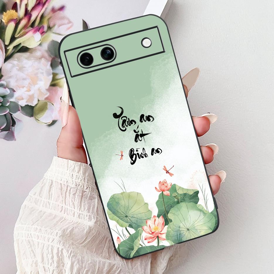 For Google Pixel 8A Case Pixel8 Pro Cute Cat Lion Painted Cover Soft TPU Phone Case For Google Pixel 8 Pro Pixel8A Fundas Bumper