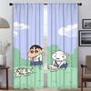 Kitchen Curtains for Bedroom CrayonS ShinS ChanS Shades Modern Living Room Curtains 2 Pieces Blackout Curtain Partition Elegant