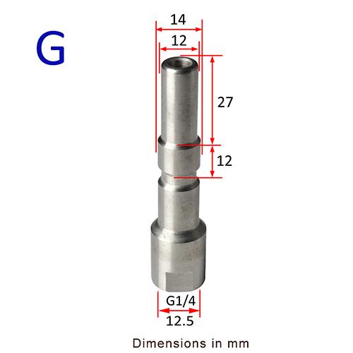 Пистолет для мойки высокого давления, байонетный соединитель, насадка для пены для снега, переходник насадки для пенопласта, переходник для мыльного пистолета
