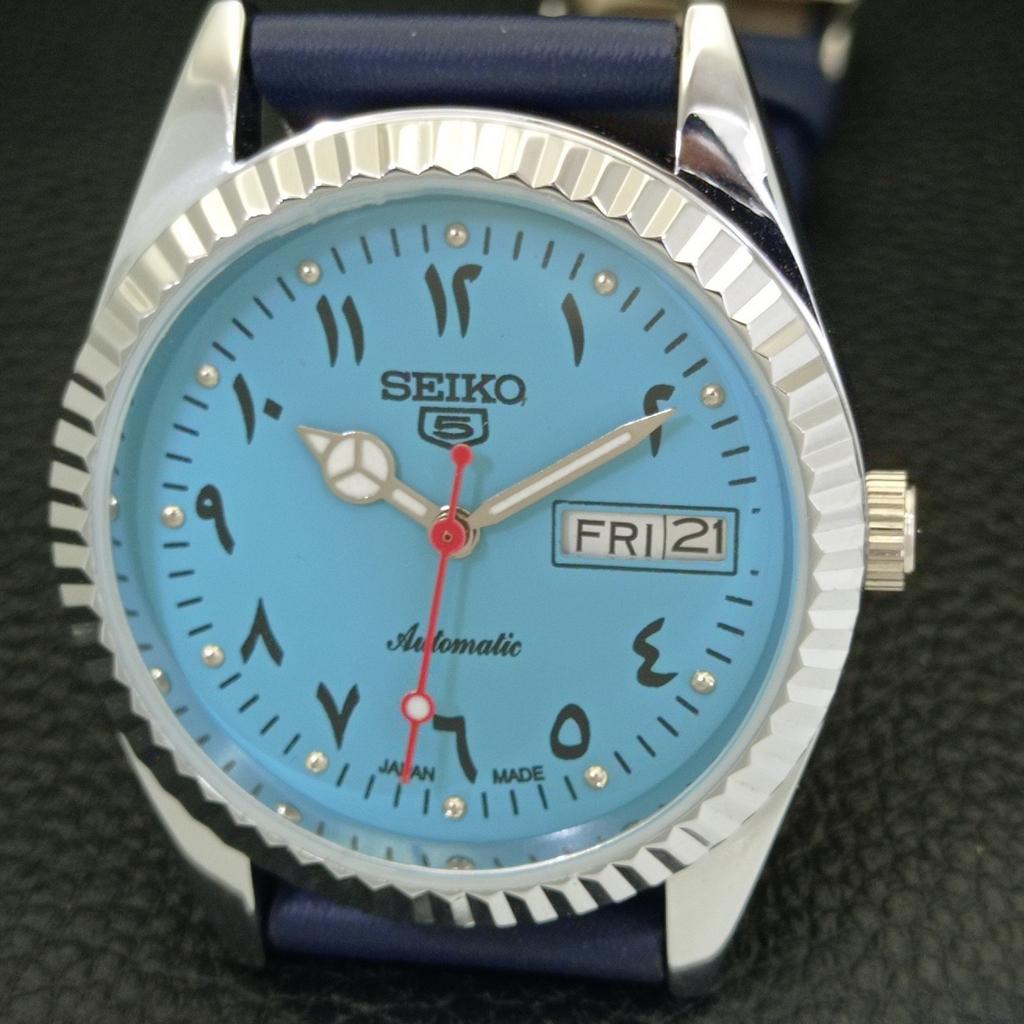 ОТРЕСТАВРИРОВАННЫЕ ВИНТАЖНЫЕ МУЖСКИЕ АВТОМАТИЧЕСКИЕ ЧАСЫ SEIKO 5 6309A ЯПОНИЯ АРАБСКИЙ ЦИФЕРБЛАТ a441521-d