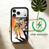 Чехол для телефона Аниме One-Punch Man Для iPhone 17,16,15,14,13,12,Plus,Pro,Max Для Magsafe Магнитная Беспроводная Зарядка
