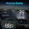 Скорость автомобиля Hud спидометр Head Up Display Температура воды Напряжение питания Проектор лобового стекла для грузовых автомобилей Obd2 Ii