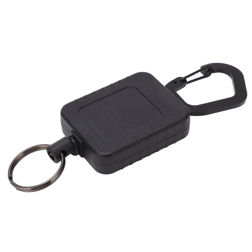 Выдвижной брелок для ключей, пластиковый значок, катушка, алюминиевый сплав, защита от кражи, защита от потери, портативный держатель для ключей