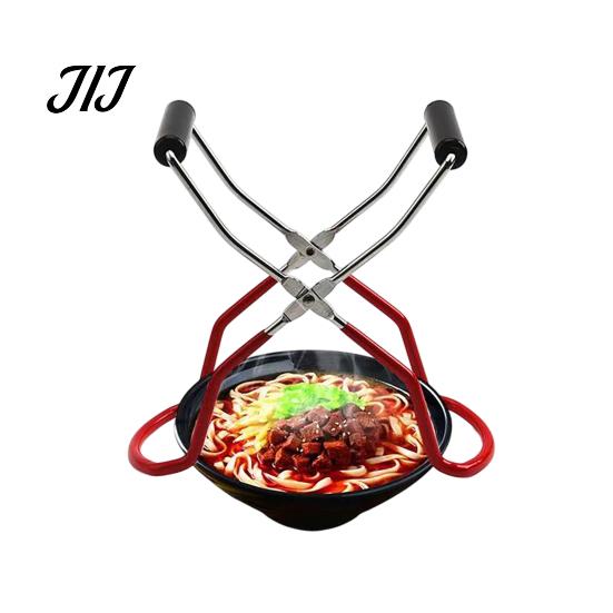 Heat Resistant Bowl Gripper Stainless Steel Canning Tongs, Multipurpose Kitchen Jar Lifter Plate Non Slip Gripper, Clamp for Pickling Proof Holder