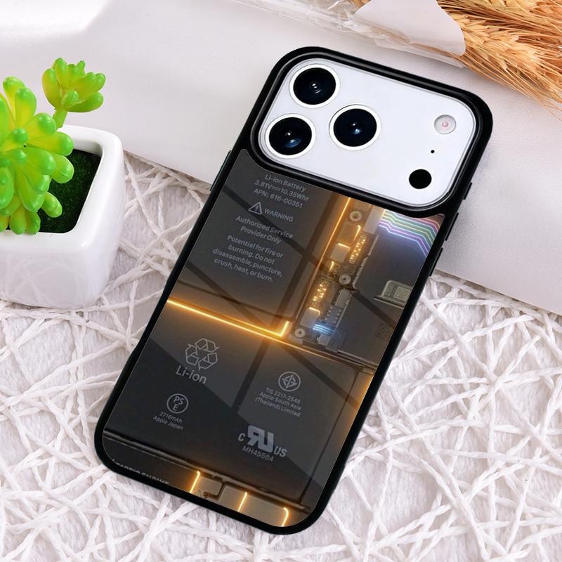 Ударопрочный чехол для телефона с рисунком материнской платы для iPhone 17 Air 16e 15 11 12 14 13 Pro Max Защитная крышка Coque