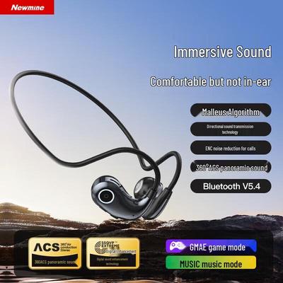 Спортивные Bluetooth-наушники-ожерелье с костной проводимостью Newmine F850