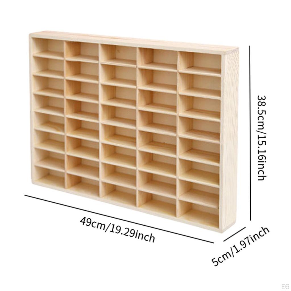 Деревянный разделитель для хранения, дисплей, настольная настенная полка для игрушечных машин