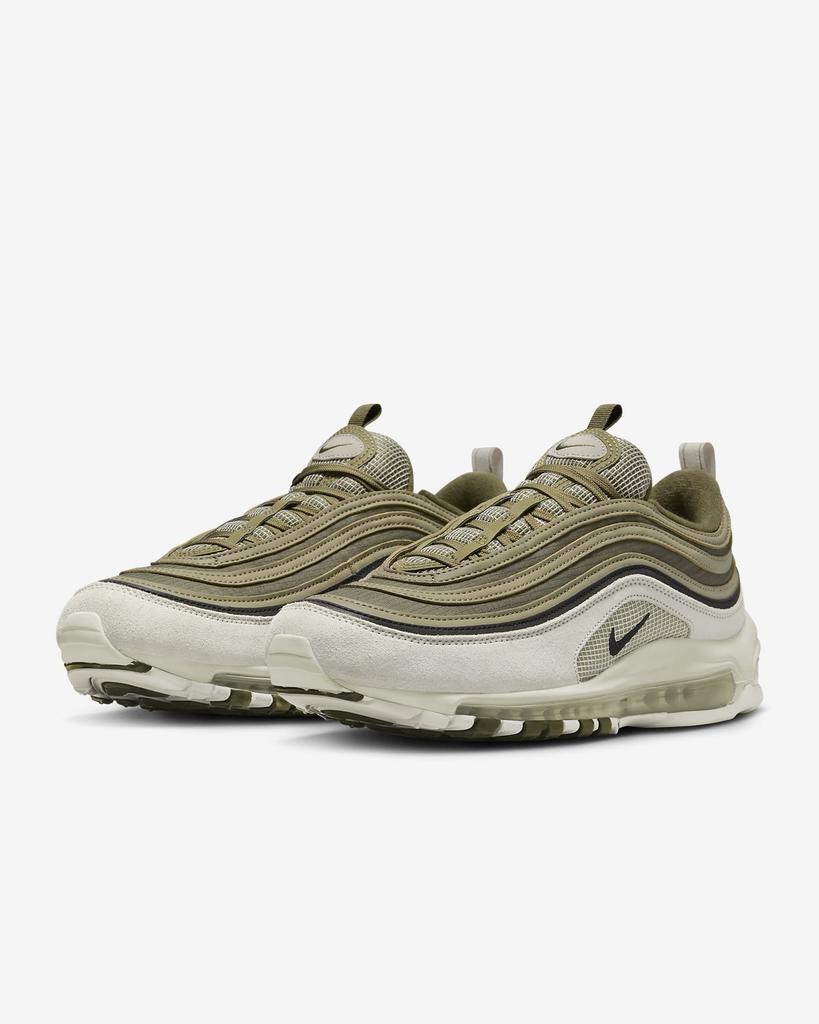 FB9619-002 Nike Air Max 97 SE Светлая кость Средняя олива Нейтральный черный (Мужской)