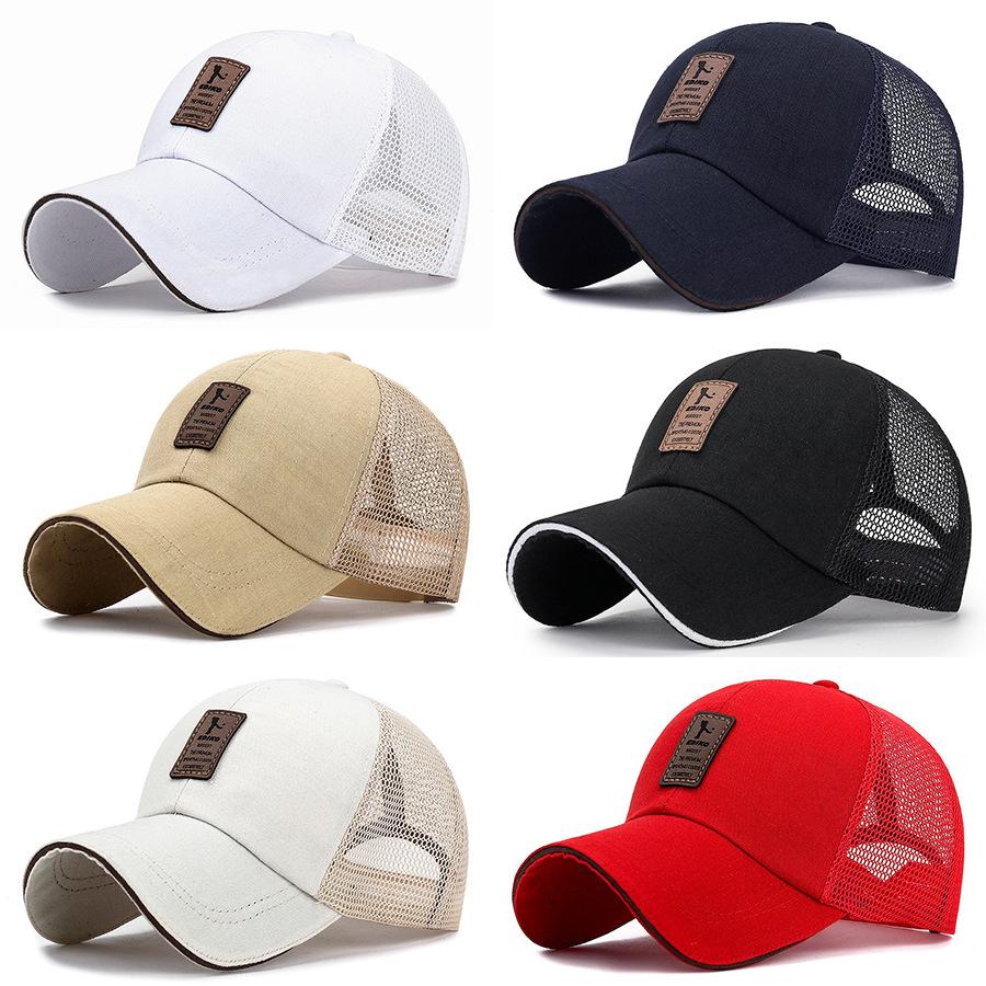 Кепка, дышащая сетчатая кепка, летний повседневный солнцезащитный козырек и простая бейсболка для защиты от солнца