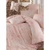 Parure de lit - 1 housse de couette 220 x 240 cm + 2 taies d'oreiller 60 x 60 cm - 100% coton renforcé - Rose
