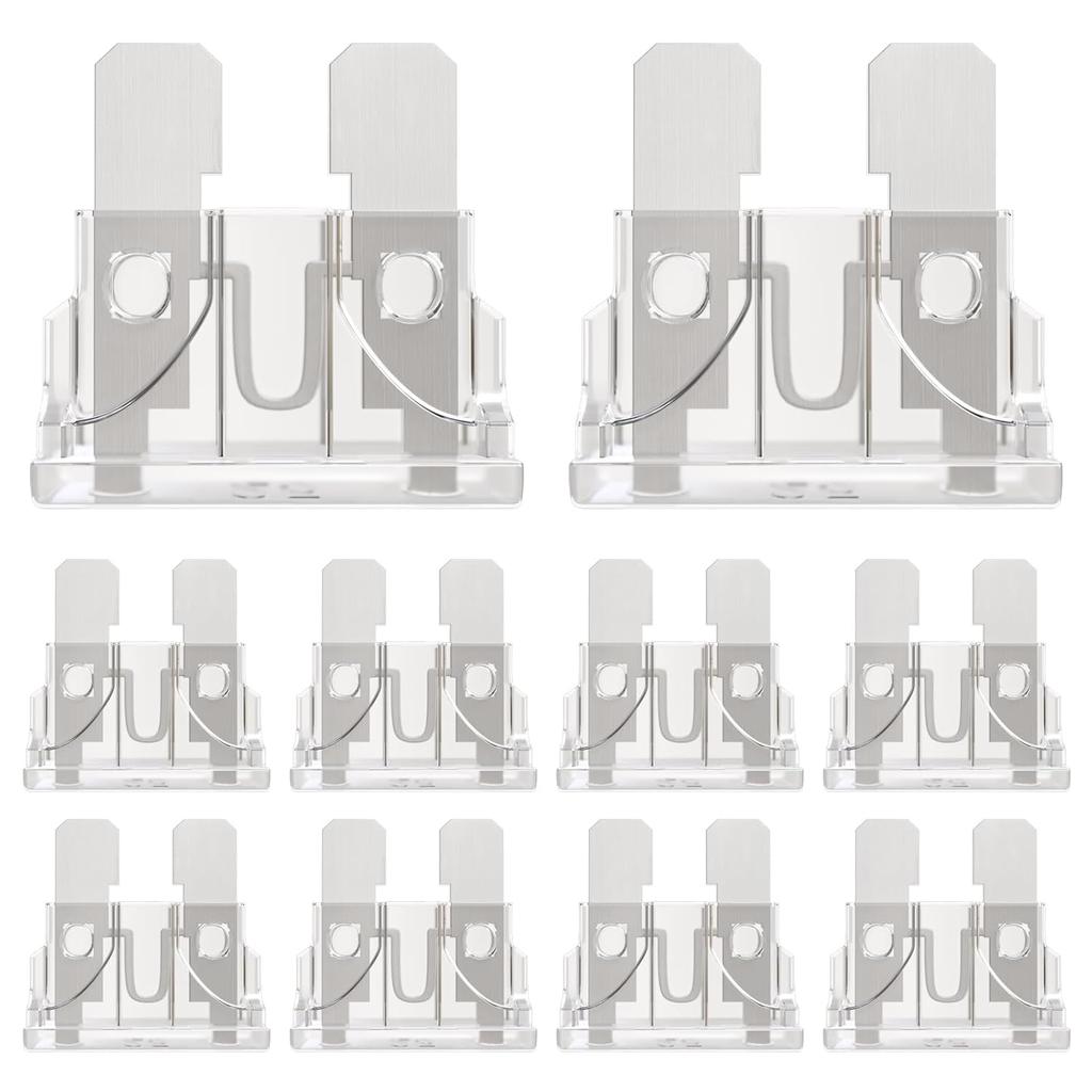 30A Standard Car Fuses 30 Amp Automotive ATC ATO Blade Fuse 30 AMP Auto Fusibles for RV Truck SUV Camper (Pack of 50Pcs)