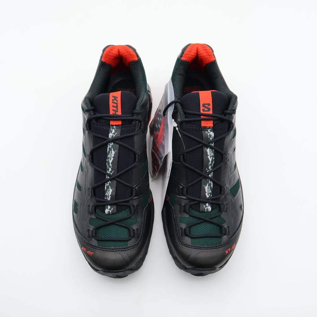 L47772300 KITH Salomon XT-4K Черный Скарабей Огненно-красный (Мужской)