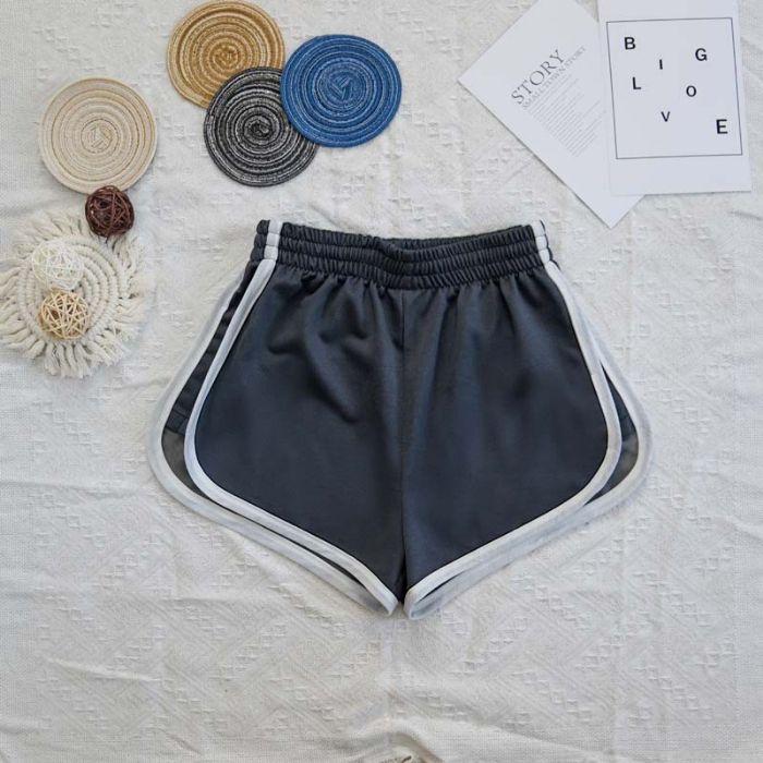 Спортивные шорты большого размера для женщин, летняя свободная одежда для бега и фитнеса, высокая талия, широкие штанины, чтобы они выглядели стройнее и повседневная домашняя пижама