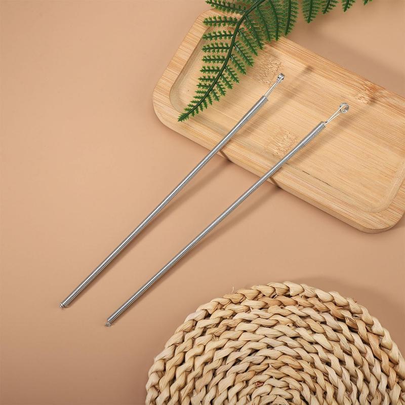 3/5/10Pcs Rope Threading Tools Bendable Spring Drawstring Threader Clip Drawstring Thread Multifunctional Diy Sewing Accessories