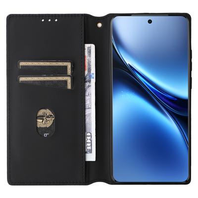 Для vivo X200 Pro 5G чехол-кошелек с ромбовидным принтом кожаный чехол для телефона