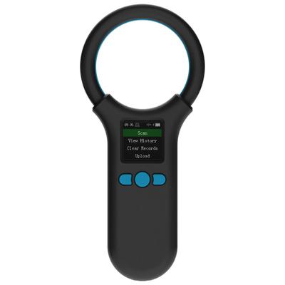 Портативный портативный сканер чипов для животных, 1,4-дюймовый TFT ЖК-дисплей, считыватель чипов, перезаряжаемые метки для животных