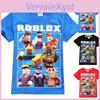 Яркая игровая футболка с персонажем Roblox для детей из удобного хлопка