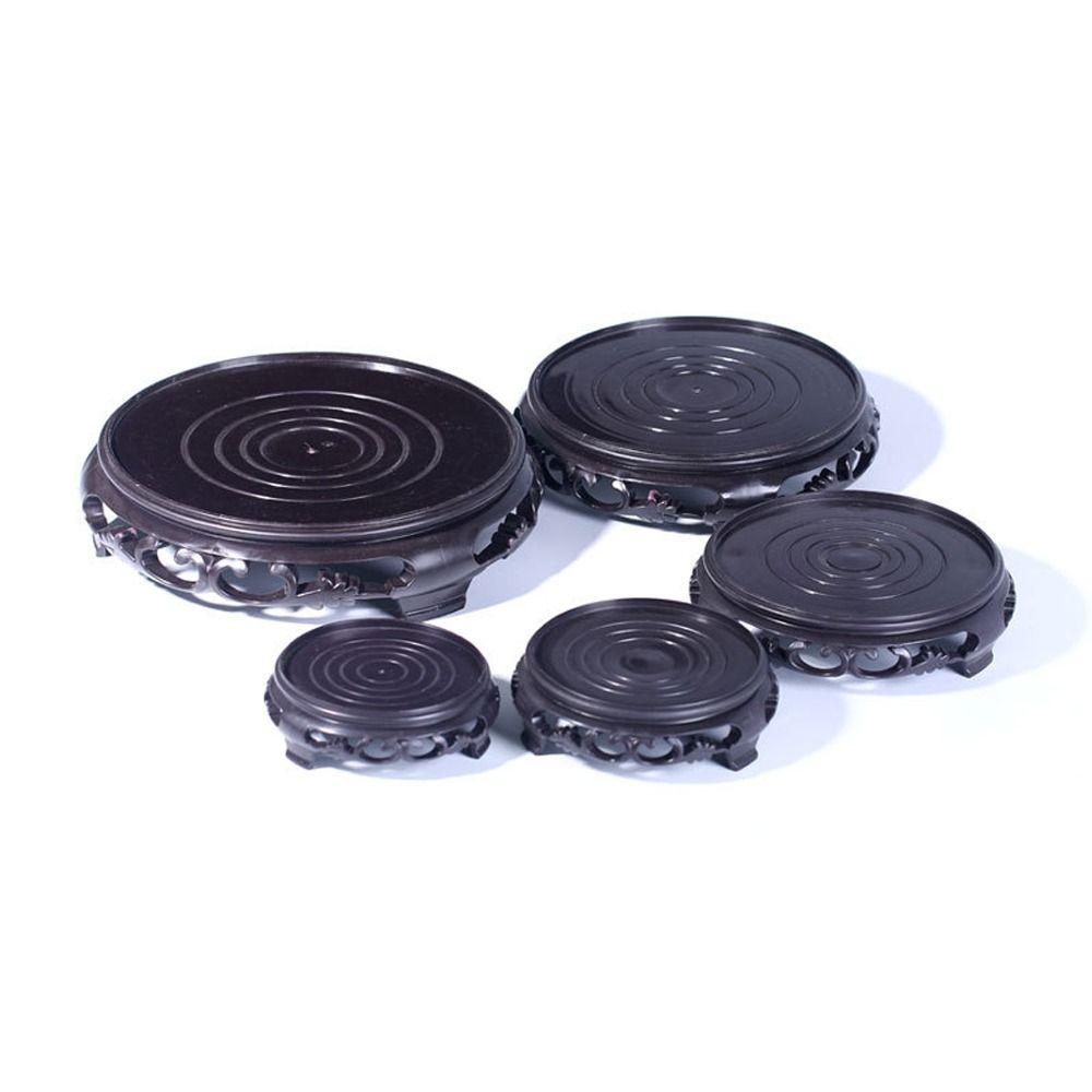 2pcs Round Potted Decor Base Antiqued Drip Trays Flowerpot mat Garden Indoor Outdoor Supplies