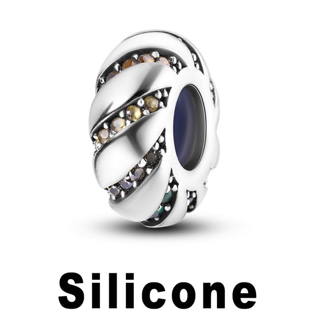 925 Серебряная бусина в виде совы, подходящая для браслета, медовая пчела, подвеска-подвеска со звездой для мальчиков и девочек, подвески-клипсы