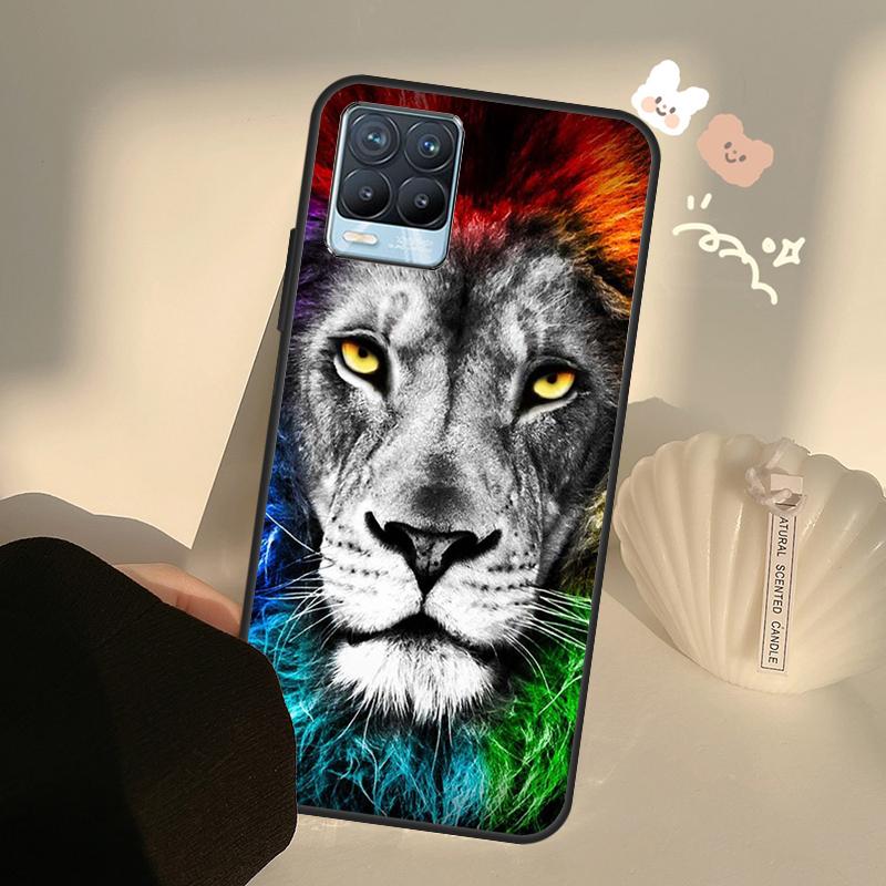 Чехол King of jungle Lion для OnePlus 10 9 Pro 8T 9R Nord2 Чехол для Realme GT Neo 2 3 GT Master 8i 9i 8 Pro