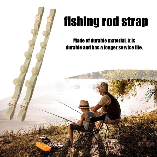 2 шт. автомобильный держатель удочки 5 петель регулируемый сверхмощный автомобиль внедорожник грузовик фургоны стойка для удочки ремень для хранения фиксирующий ремень-органайзер