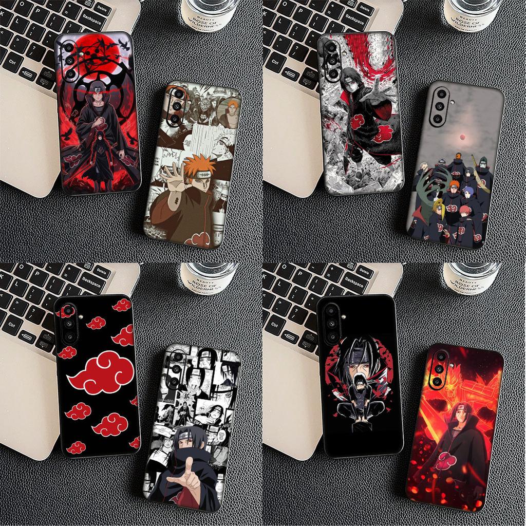 Cover for Samsung Galaxy S22 S21 S20 Fe Ultra S9 Plus + A13 A22 M21 M31 M55 M15 Phone Case Pain Itachi Uchiha Narutos Akatsuki