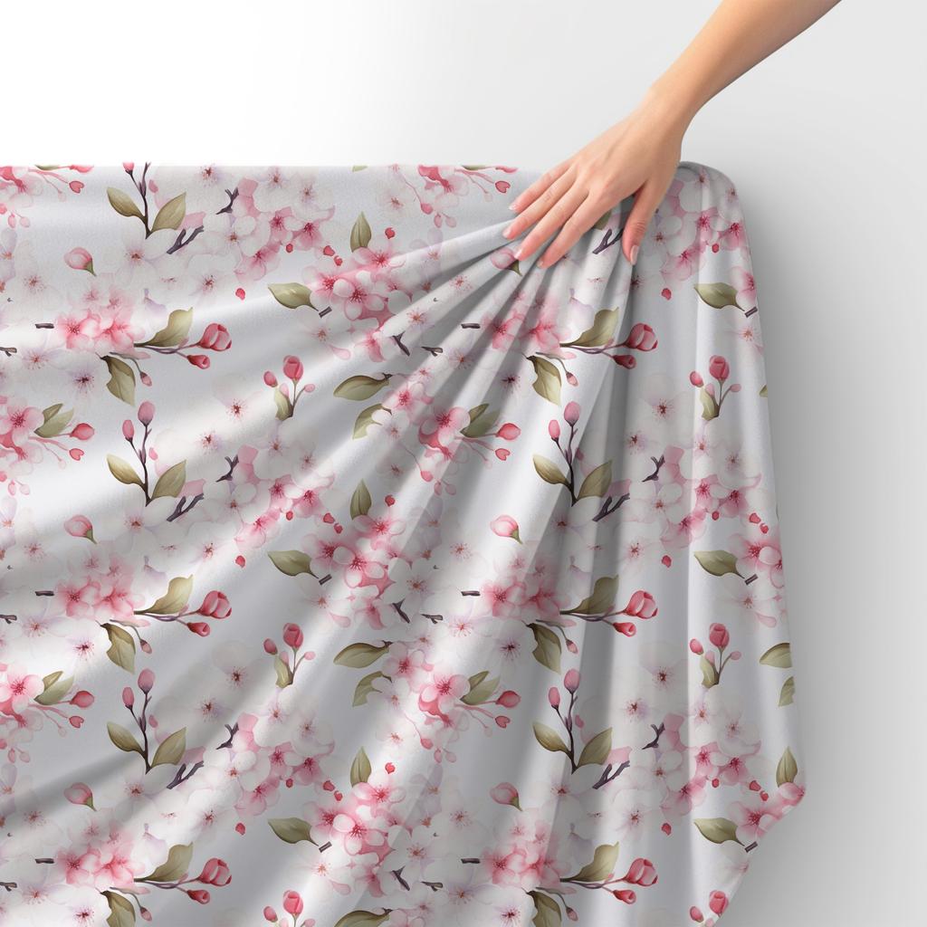 Royal Samt Stoff Polyester Zum Nähen - Motiv Blumen - Rdx2069