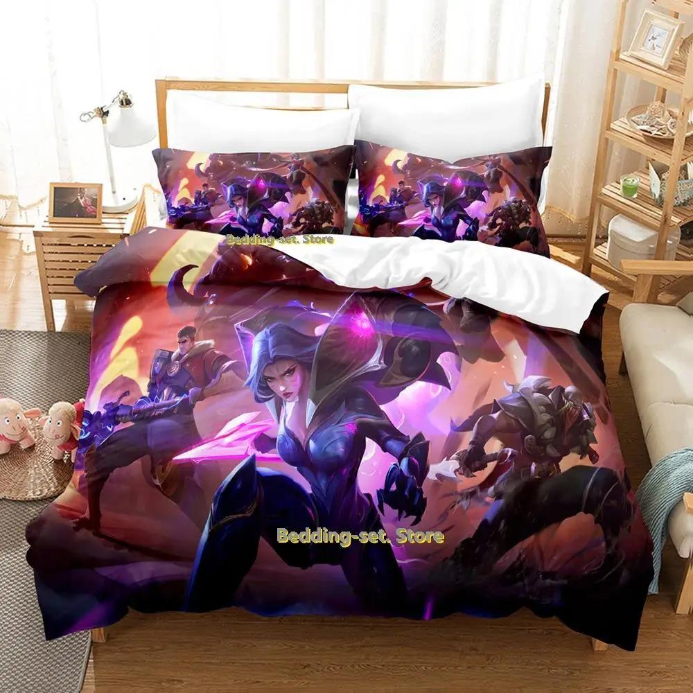 Крутой Постельный Набор Кая Односпальный Полуторный Двуспальный Кингсайз Комплект для Кровати Взрослый Детский Спальня Комплекты Пододеяльников Аниме постельное белье Кровать