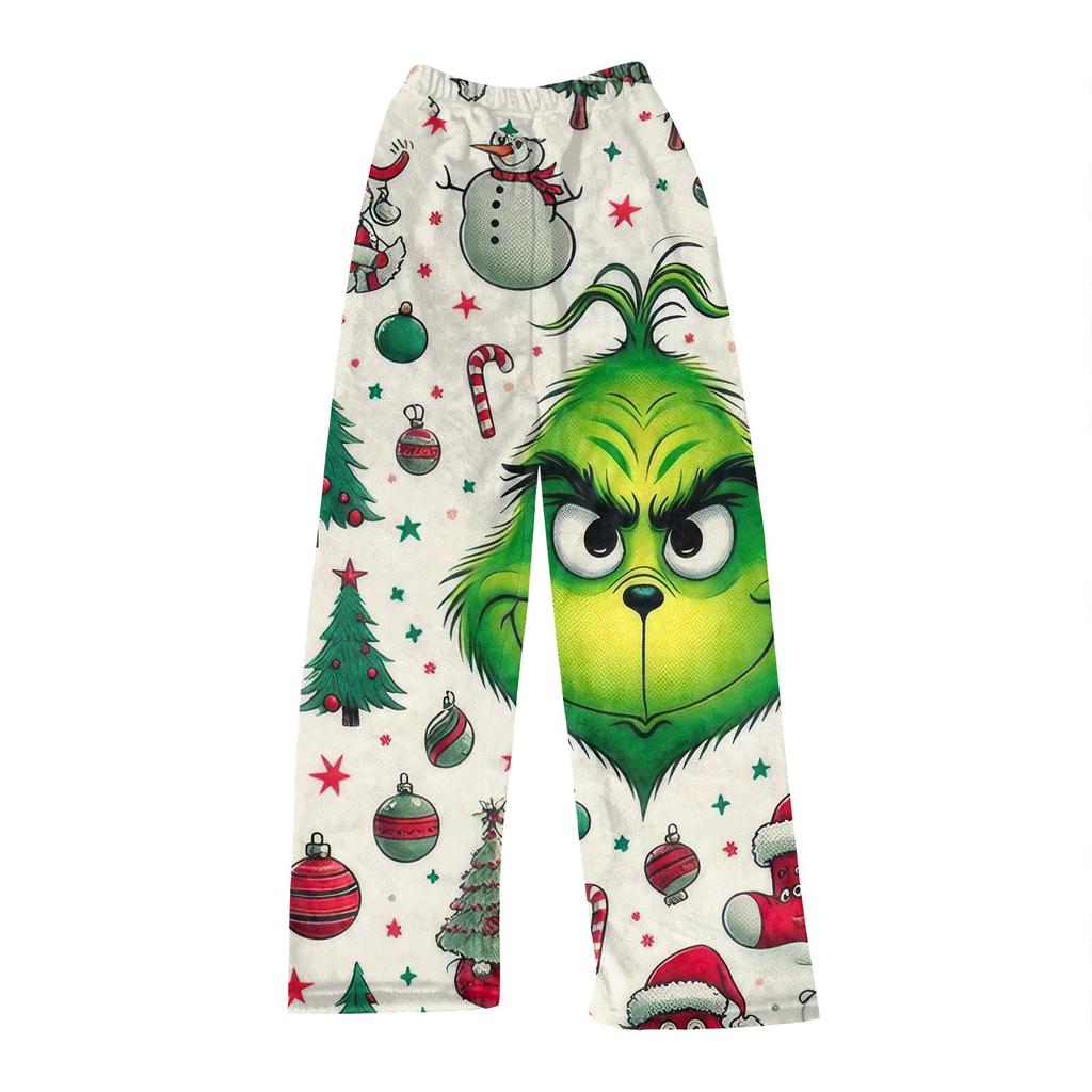 Женские зимние клетчатые брюки, длинные брюки, спортивные брюки