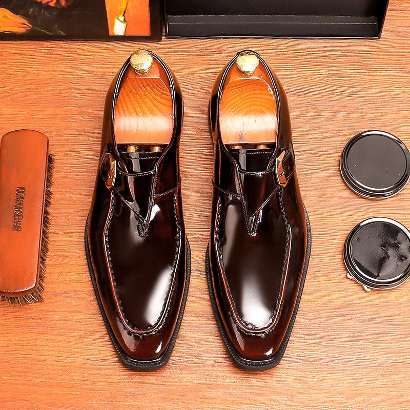 Мужские черные туфли-лоферы VIP из натуральной кожи — деловая, официальная и повседневная обувь