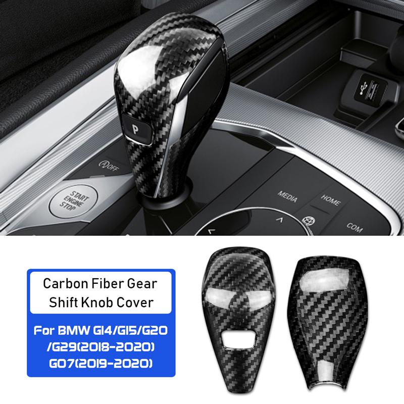 Real Carbon Fiber Gear Shift Collar for BMW G20 G29 Z4 G14 G15 X7 G07 2018-2020