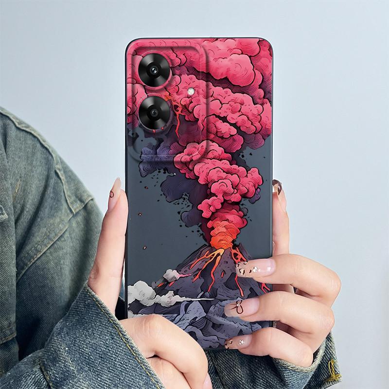 Чехол для телефона Realme Narzo N61 Note60, чехол Note 60 NarzoN61, мягкий силикон, окрашенный, модный, с рисунком, мультяшный, с цветами, задняя крышка