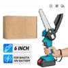 Мини-ножовка 6 дюймов Электрические цепные пилы Съемные для обрезки фруктовых деревьев в саду С литиевой батареей 6000 мАч Одноручные 1200 Вт