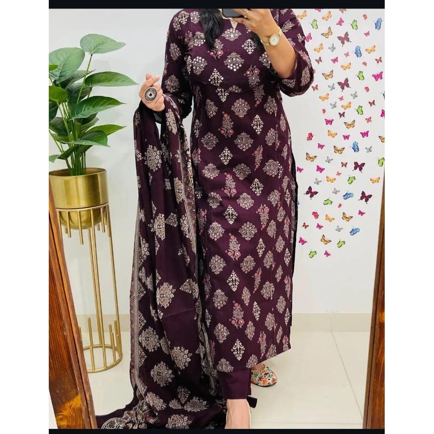 Женский дизайнерский хлопковый комплект курта, брюки, дупатта, индийская праздничная одежда, топ, туника, курти VSO-1718 c