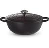 Cast Iron Casserole Le Creuset Signature La Marmite Family Pot 26 Cm Black Glossy 4.1 L (21114260000430)