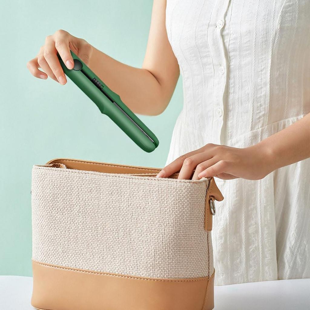 Портативная плойка двойного назначения, плойка 2 в 1, портативные локоны, портативный выпрямитель для волос для всех типов волос, быстрая укладка