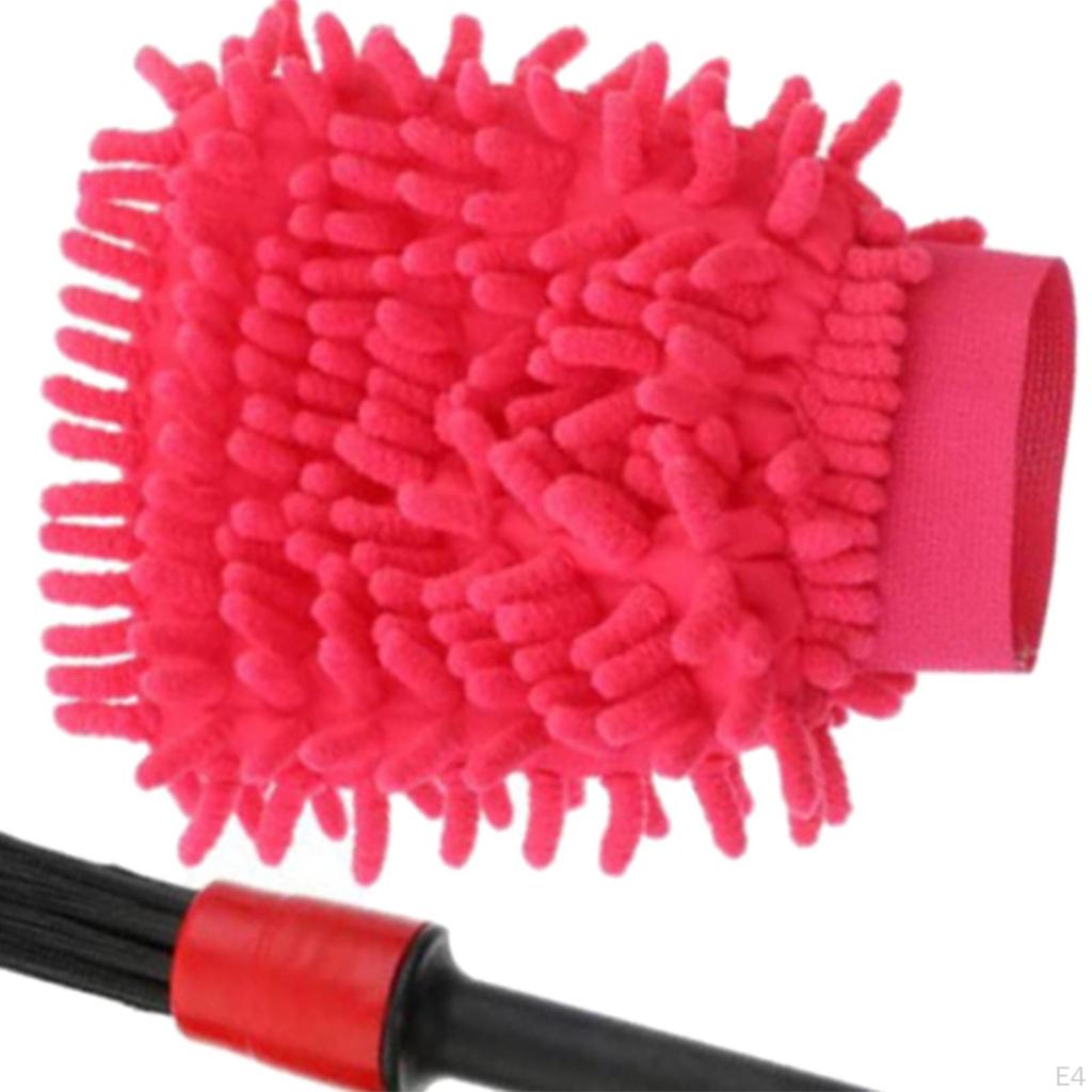 7 pieces Car Detailing Brush Cleaner Glove Set for Trucks, Motorcycles, Bicycles, Rvs, Boats