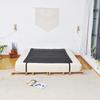 PU Leather Earthing Pad-Waterproof Anti-slip Black 68x185cm/137X185CM-Promotes Restful Sleep & Reduces Fatigue