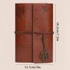 A6 Travelers Vintage Notebook PU Leather Retro Spiral Notebook Writing Supplies  Journal Diary