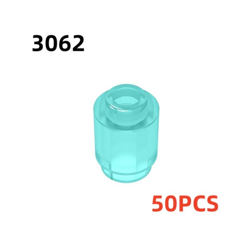 50 шт. 3062b 30068 35390 3062 аксессуары 1x1 цилиндрический кирпич DIY строительные блоки развивающие игрушки городская игрушка