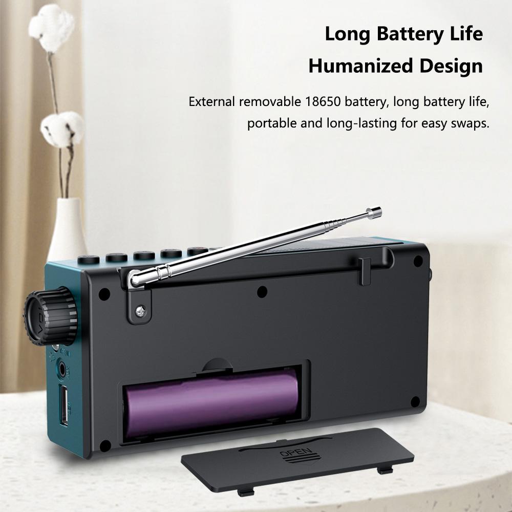 Мини Портативное Солнечное Радио Беспроводной Bluetooth Динамик Перезаряжаемый FM Приемник Поддержка TF Карты USB Воспроизведение Уличные Динамики