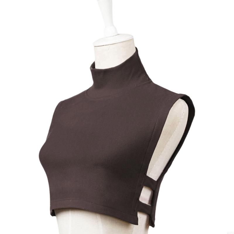 Q1FA Detachable Turtleneck Collar Sweater Collar Dickey Collar Turtleneck FalseCollar